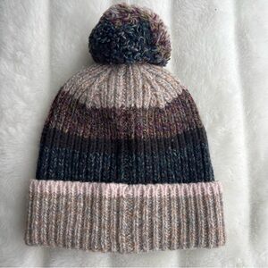 BCBG Lambswool MAXAXRIA POM POM HAT